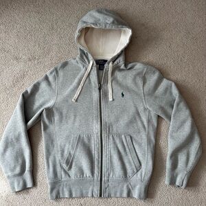 Polo Ralph Lauren Cream Textured Hoodie